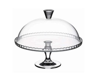 PASABAHCE Nástolec dortový PATISSERIE 32,2 cm, s poklopem