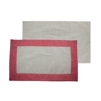 Prostírání 33*45 cm, červený sobík