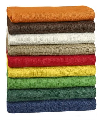 Jutová tkanina - šíře 130 cm , nábal 30 m - 2415/290 - červená