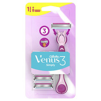Gillette Holicí strojek Simply Venus 3 + 8 hlavic woman