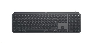 Logitech klávesnice MX Keys, GRAPHITE, bezdrátová klávesnice, CZ
