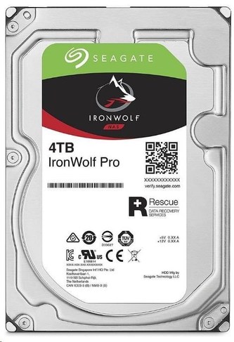SEAGATE HDD IRONWOLF PRO (NAS) 4TB SATAIII/600, 7200rpm