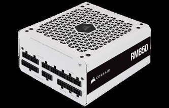 CORSAIR zdroj, RM850-80 PLUS Gold (ATX, 850W, Modular), bílá