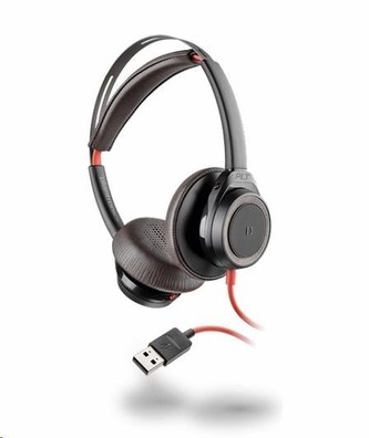 PLANTRONICS náhlavní souprava BLACKWIRE 7225, USB-A, černá