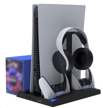 iPega P5013 Charger and Cooling Station pro PS5 a PS5/PSMove Controller