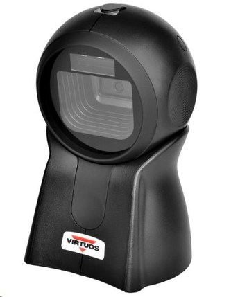 Virtuos 2D čtečka HT-860N, stacionární, USB (klávesnice/RS-232 emulace), černá, FMD