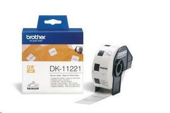 BROTHER DK-11221 (papírové / čtvercové, 23x23mm - 1000 ks)