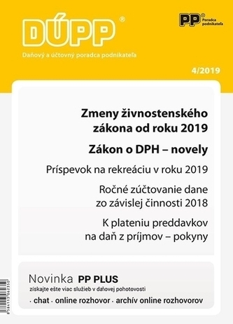 Daňový a účtovný poradca podnikateľa 4-2019