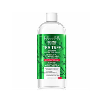 Eveline - Botanic Tea Tree micelární voda osvěžující antibakteriální 3v1 500 ml
