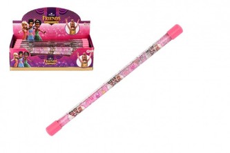 Hůlka se třpytkami Princezny plast 31cm 30ks v boxu karneval