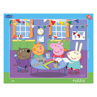 Peppa Pig ve školce: puzzle deskové 40 dílků Peppa Pig ve školce: puzzle deskové 40 dílků