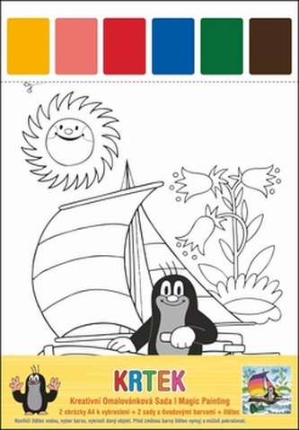 Krtek - Kreativní omalovánková sada Magic Painting