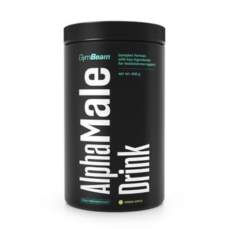 AlphaMale Drink - GymBeam - zelené jablko - 400 g