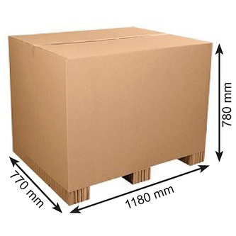 Klopová krabice spodek, Rozměry: 1180 x 780 x 770 mm, 5-vrstvá VL