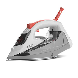 Žehlička Solac, PV2004, Optima Start, keramická plocha, kontrolka nahřátí, samočistící funkce, 2400 W