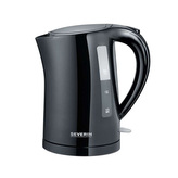 Rychlovarná konvice Severin, WK 3498, 1,5 L, odnímatelná, výkonná, bezkabelová, vypnutí párou, tepelná pojistka, 360° centrální bezdrátový systém, 2200 W