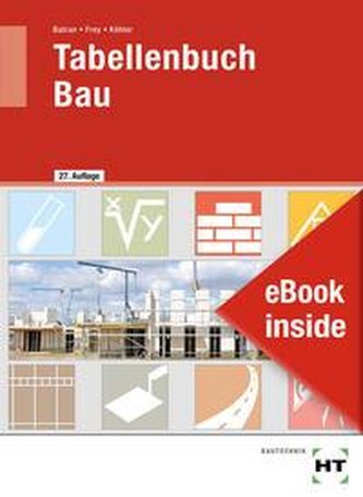eBook inside: Buch und eBook Tabellenbuch Bau
