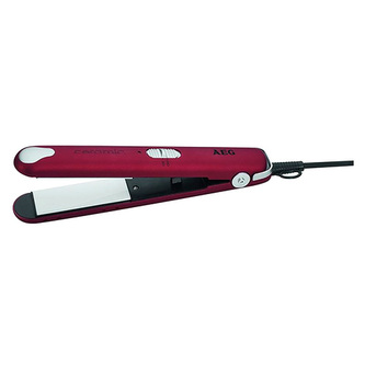 Žehlička na vlasy AEG, HC 5680 RD, keramická, kontrolka, vypínač, závěsné očko, 20 W