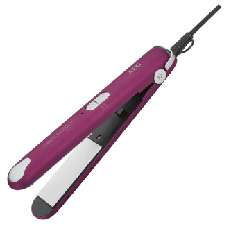 Žehlička na vlasy AEG, HC 5680 li, fialová, keramické desky, 20 W