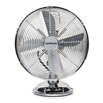 Stolní ventilátor G3FERRARI, G5003406 LEVANTE chrom, stolní ventilátor, prům. 30 cm., 35 W