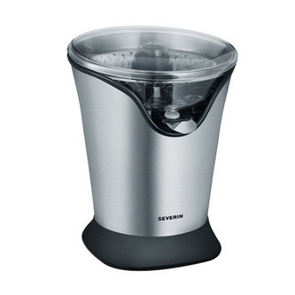 Lis na citrusy Severin, CP 3534, 2 vyjímatelné lisovací trny, nerezové sítko, spouštění tlakem, odnímatelná nádoba na šťávu, nerezová výlevka, 85 W