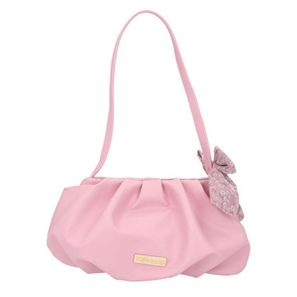 Kabelka Top Model, Růžová s přívěskem a mašlí, 0411193_A