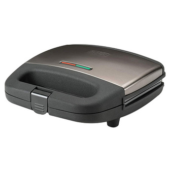 Sendvičovač panini Black+Decker, BXSA750E, nepřilnavý povrch, rozměry 21,5 x 12,cm, 750 W