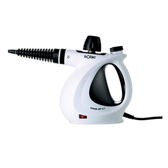 Parní čistič Solac, LV1301, čistič Steam Jet 2.0, dezinfikuje 99%, 3 bary, 1 050 W