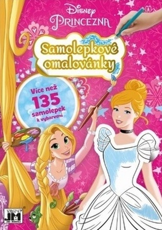 Princezny - Samolepkové omalovánky