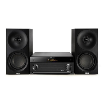 Mikrosystém Akai, 9204485 | AM-301 BK, s digitální tunerem FM