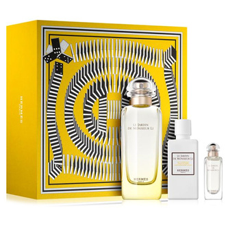 Dárková sada Hermes, Jardin De Monsieur Li 100ml EDT, 7,5ml, 40ml BL