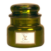Svíčka ve skleněné metalické dóze Village Candle, Hruškové osvěžení, 312 g