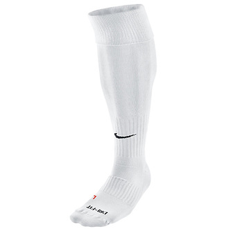 CLASSIC FOOTBALL DRI-FIT- SMLX, 30 | FOOTBALL/SOCCER | ADULT UNISEX | KNEE HIGH SOCK | WHITE/(BLACK) | XL