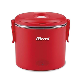 Ohřívač jídla Girmi, SC0102, zásobník 0,7 L, objem talíře 0,5 L, provozní světlo, sklopná rukojeť, parní ventilace, 40 W