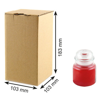 Krabička C4, Rozměry: 103 x 103 x 183 mm