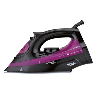 Žehlička Solac, PV2114, parní, keramická žehlící plocha, přesný hrot, vertikální žehlení, systém proti odkapávání, funkce samočištění, objem nádrže 380 ml, 2600 W