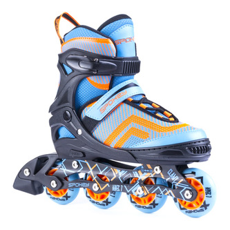 Brusle kolečkové Spokey AVATE ABEC7 Carbon vel. 31-34 - tyrk, Brusle kolečkové Spokey AVATE ABEC7 Carbon vel. 31-34 - tyrkysová