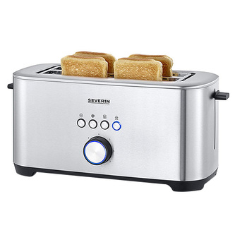 Topinkovač Severin, AT 2512, dlouhé sloty, nerez, 1400 W