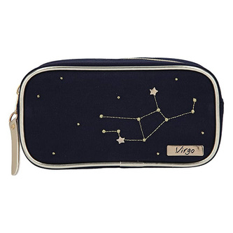 Kosmetická taška Top Model, Modrá, znamení Virgo (Panna)