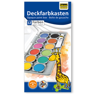 Vodové barvy Idena, 12barev