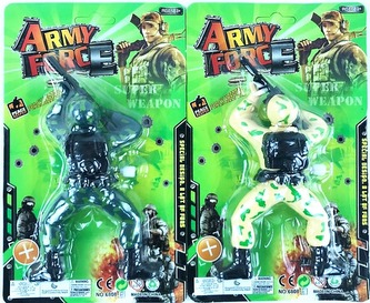 Voják plížící se