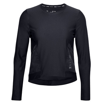 UA Run Anywhere Cropped LS-BLK, UA Run Anywhere Cropped LS-BLK | 1359797-001 | SM