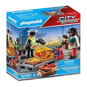 Celní kontrola Playmobil, Nákladní doprava, 49 dílků