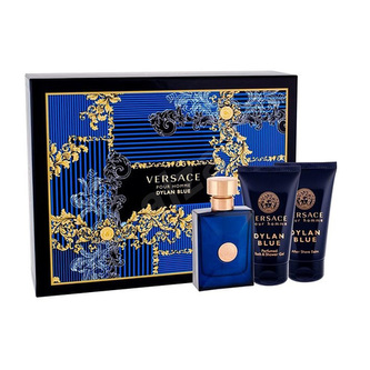 Dárková sada Versace, Dylan Blue Pour Homme 50ml EDT, 50ml SG, 50ml ASB