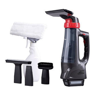 Čistič oken Thomson, THVC49163, multifunkční, Accu, mokrá a suchá funkce, stírací lišta, nastavitelná hlava, 120 ml