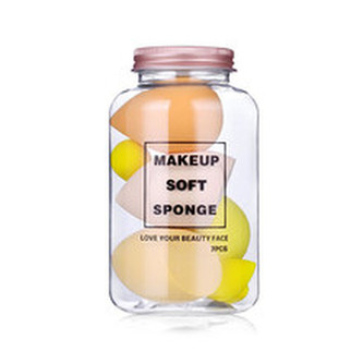 Ostatní Sada 7 ks žlutých houbiček na make-up woman