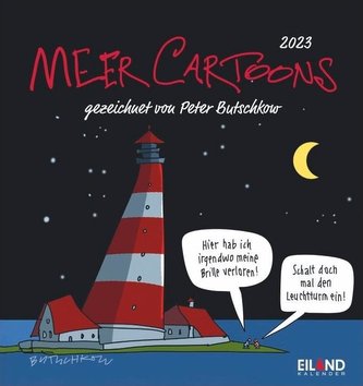 Meer Cartoons Postkartenkalender 2023