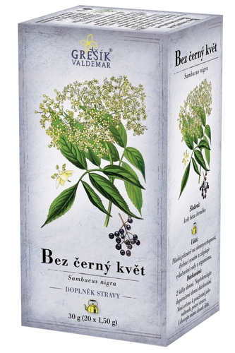 Grešík Bez černý květ 20 x 1,5 g