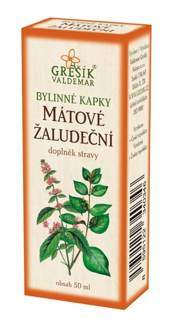 Grešík Mátové žaludeční kapky 50 ml