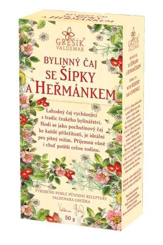 Grešík Se šípky a heřmánkem 50 g